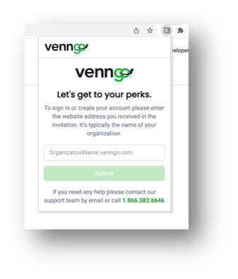 browser extension sign up